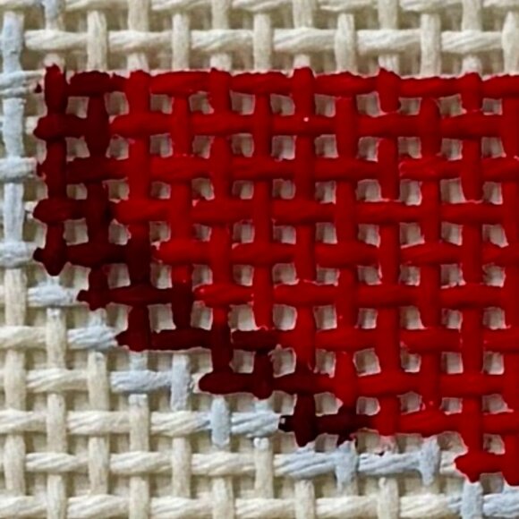 Jesus Juice Wine Glass Needlepoint Canvas - Picture 2 of 2